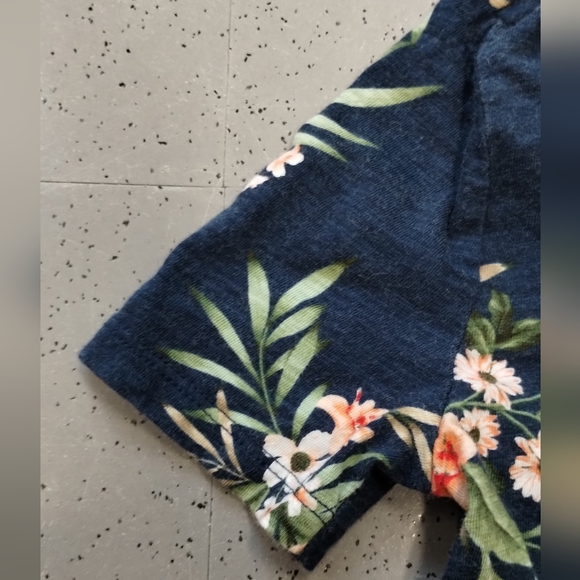 Old Navy Aloha Casual Slub-Knit Floral Polo Short Sleeve for Toddler Boys 4T - Picture 10 of 12